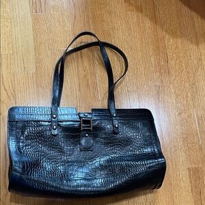 Elegant Black Tote Bag